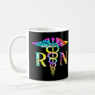 Mug Lovely RN Registered Nurse Tie Dye HoodieSolid co