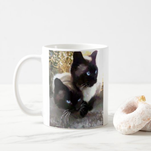 Mug Lovely siamese (Avec donut)