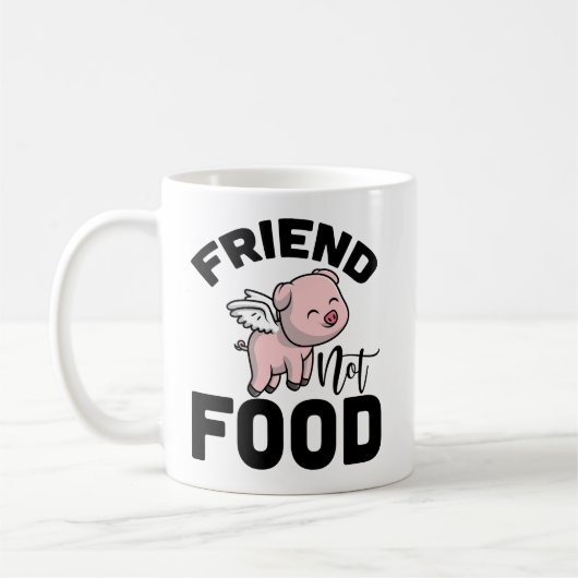 Mug Lover : Ami Pas Nourriture (Gauche)