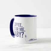 Mug Lovergirl Kitschen Fatty Deli Bleu (Devant gauche)