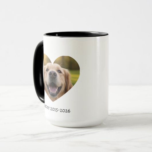 Mug Loving Pet Remembrance – Personalized Keepsake (Devant gauche)