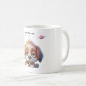 Mug Low Battery Dog Meme (Devant droit)