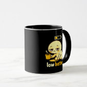 Mug Low Battery Mood – Cute Tired Coffee (Devant droit)