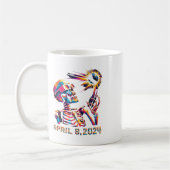 Mug Low Poly Total Eclipse 8 avril 2024 Squelette (Gauche)