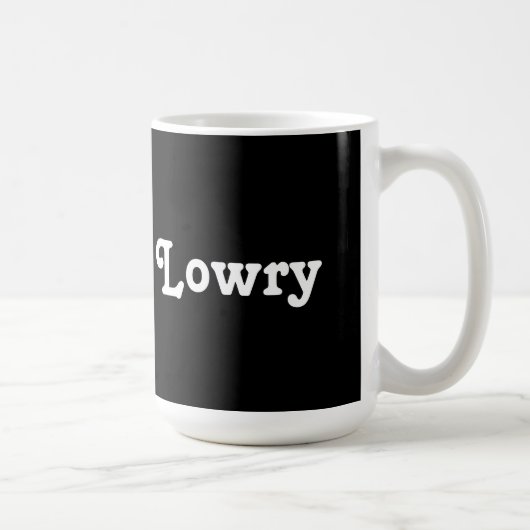 Mug Lowry (Droite)