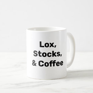 MUG LOX, STOCK ET CAFÉ. TOUT BAGEL