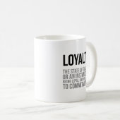 Mug Loyauté L'État De Qualité (Devant droit)