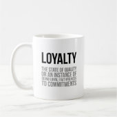 Mug Loyauté L'État De Qualité (Gauche)