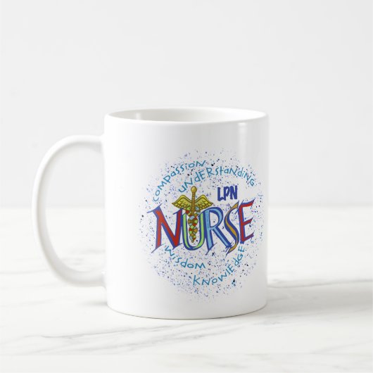 Mug LPN Nurse Motto (Gauche)