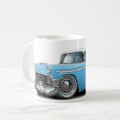 Mug Lt 1956 de Chevy Belair Bleu-Blanc Car (Devant gauche)