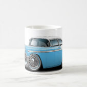 Mug Lt 1956 de Chevy Belair Bleu-Blanc Car (Centre)