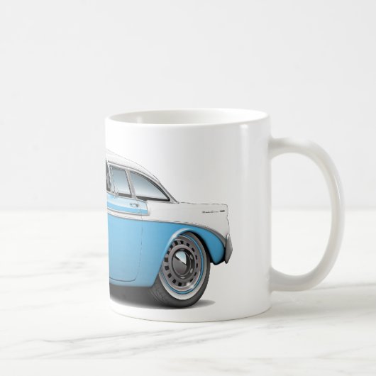 Mug Lt 1956 de Chevy Belair Bleu-Blanc Car (Droite)