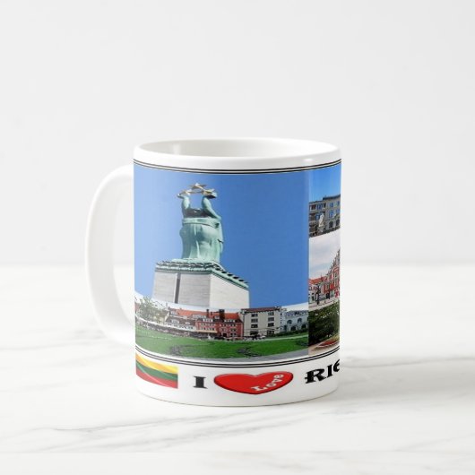 Mug LT Lietuva - Lettonie - (Devant gauche)