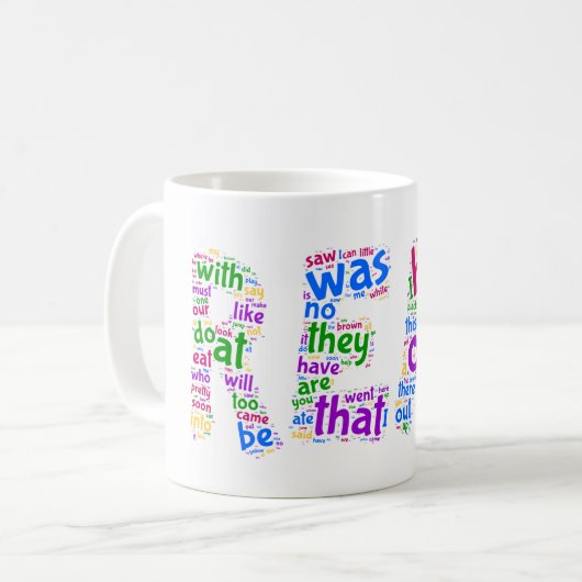 Mug Lu ! Apprenez vos mots de vue ! (Devant gauche)