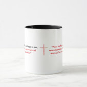 Mug Luc 10:41 et 42 Il n'y a qu'une seule chose (Centre)