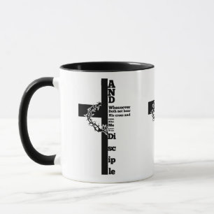 Mug Luc 14:27 Verse de la Bible Portez votre croix ave