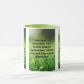Mug Luc 17:3 KJV Bible Écriture Pic Deux Tons (Centre)