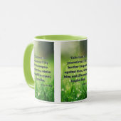 Mug Luc 17:3 KJV Bible Écriture Pic Deux Tons (Devant gauche)