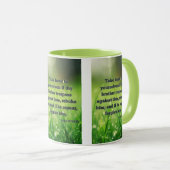 Mug Luc 17:3 KJV Bible Écriture Pic Deux Tons (Devant droit)