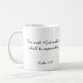 Mug Luc 1:37 (Gauche)