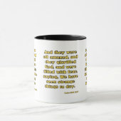 Mug Luc 5:26 KJV Bible Scripture Deux Tons (Centre)