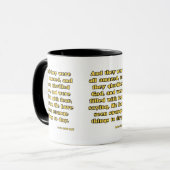 Mug Luc 5:26 KJV Bible Scripture Deux Tons (Devant gauche)