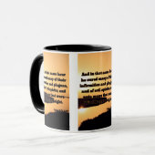Mug Luc 7:21 KJV Bible Écriture Pic Deux Tons (Devant gauche)