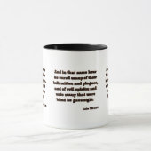 Mug Luc 7:21 KJV Écriture Bible Deux Tons (Centre)