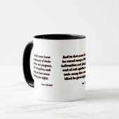 Mug Luc 7:21 KJV Écriture Bible Deux Tons (Devant gauche)