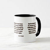 Mug Luc 7:21 KJV Écriture Bible Deux Tons (Devant droit)