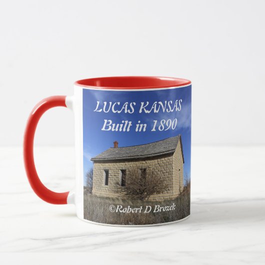Mug Lucas Kansas Old School (Gauche)