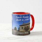 Mug Lucas Kansas Old School (Devant droit)