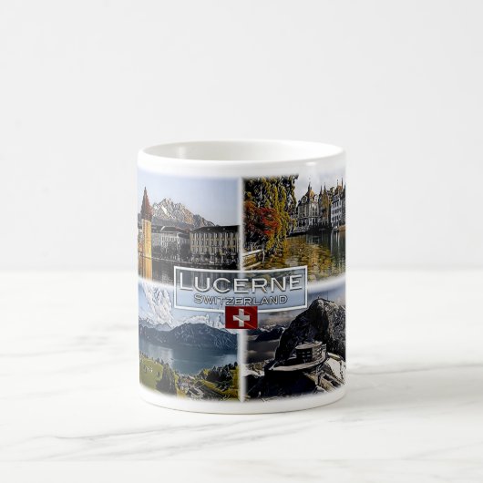 Mug Lucerne - Suisse - Mosaïque - (Centre)