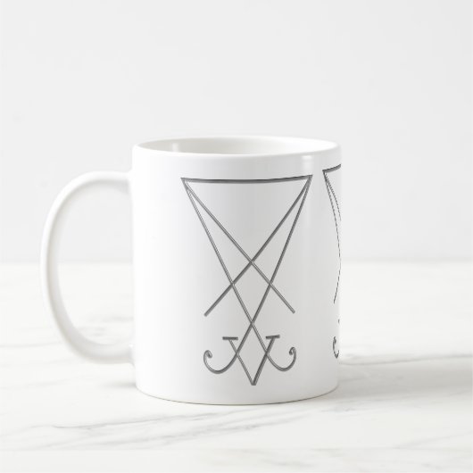 Mug Lucifer Alchemy Sigil Gothic (Gauche)