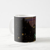 Mug Lucioles Magiques dans un Pot Mason sous la Lune d (Devant gauche)