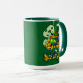 Mug Luck Is Gold St Patrick’s Day - caneca (Devant droit)