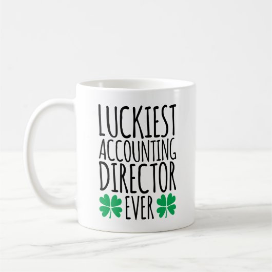 Mug Lucky Accounting Director Jamais (Gauche)
