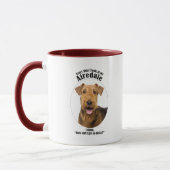 Mug Lucky Airedale (Gauche)
