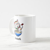Mug Lucky Cat Ramen - Personnalisé (Devant gauche)