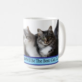 Mug Lucky Cats Best Dad (Devant droit)