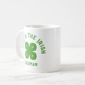 Mug Lucky Charm Abstract 4-Leaf Clover (Devant gauche)