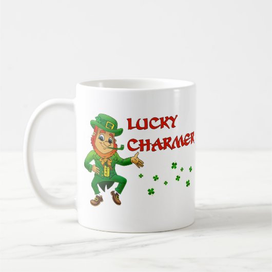 Mug Lucky Charmer Drôle de la Saint-Patrick (Gauche)