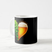 Mug Lucky Clover Design pour la St. Patrick's Day (Devant gauche)