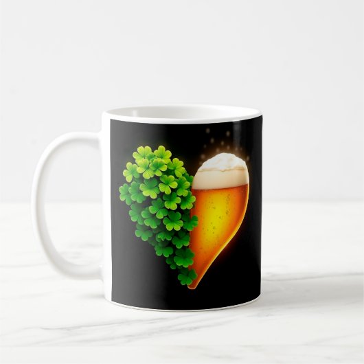 Mug Lucky Clover Design pour la St. Patrick's Day (Gauche)