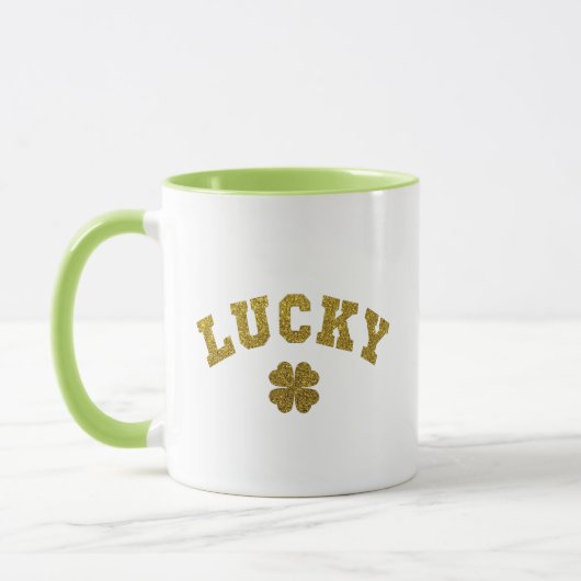 Mug Lucky Clover Saint Patricks (Gauche)