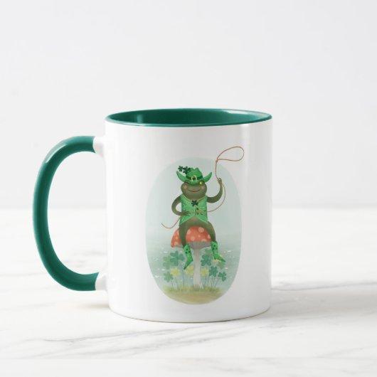 Mug Lucky Cowboy Frog sur Champignons (Gauche)