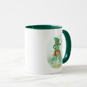 Mug Lucky Cowboy Frog sur Champignons (Devant droit)