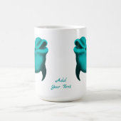 Mug Lucky Dolphin - Ajouter votre texte (Centre)