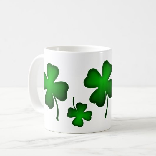 Mug Lucky Four Leaf Clover (Devant gauche)