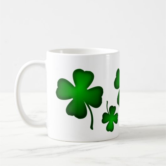 Mug Lucky Four Leaf Clover (Gauche)